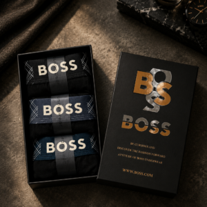 Hugo Boss Premium Мъжки Боксерки – Комплект 3 броя