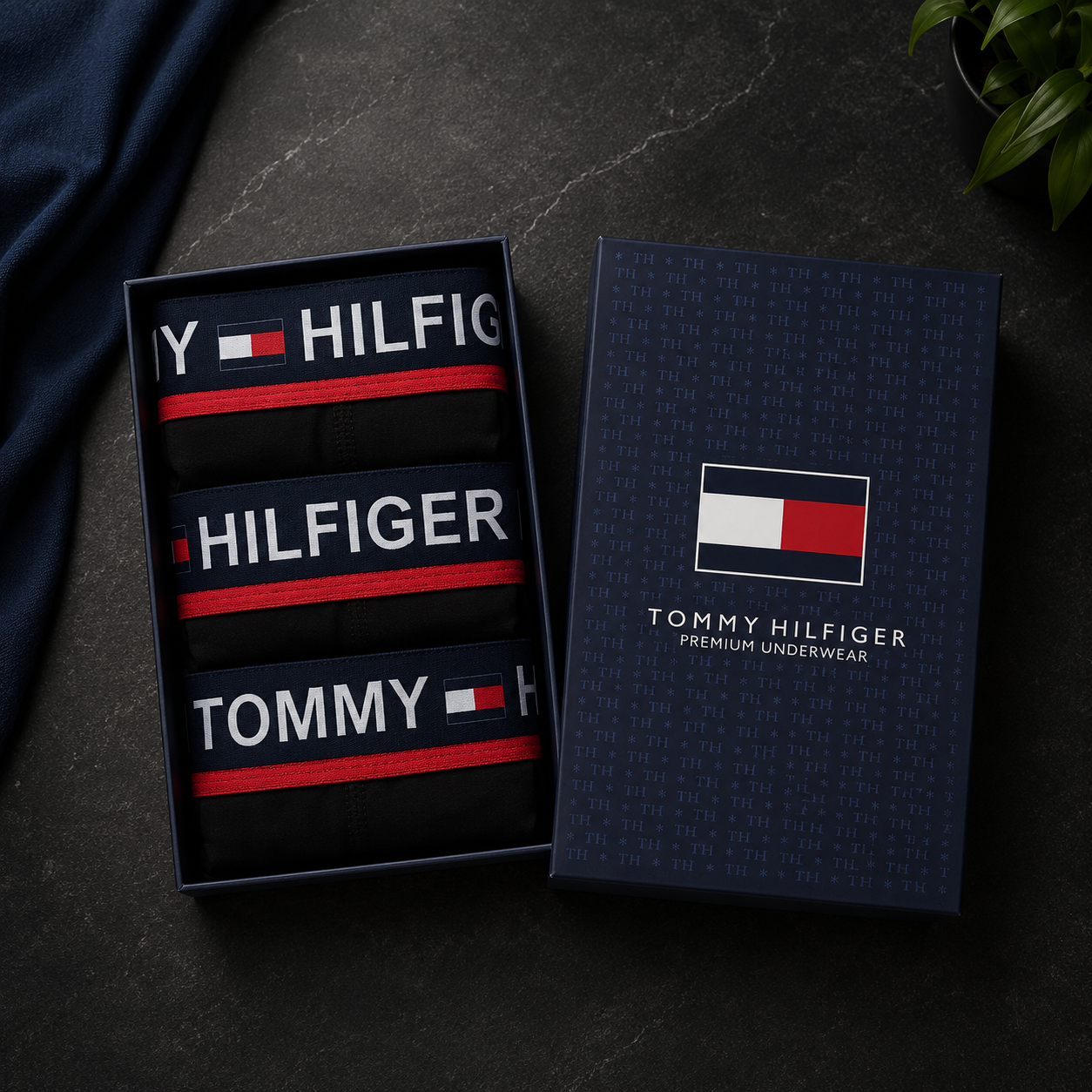 Tommy Hilfiger Premium Мъжки Боксерки – Комплект 3 броя
