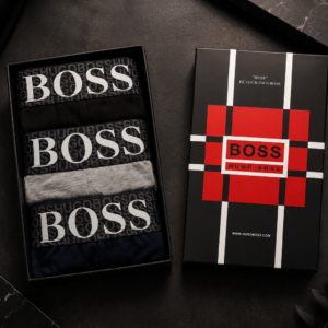 HUGO BOSS Premium Мъжки Боксерки – Комплект 3 броя