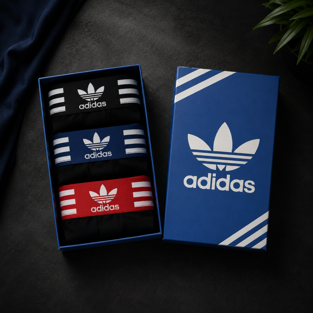 Adidas Premium Мъжки Боксерки – Комплект 3 броя