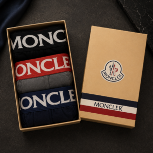 Moncler Premium Мъжки Боксерки – Комплект 3 броя