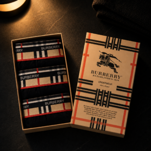 Burberry Premium Мъжки Боксерки – Комплект 3 броя