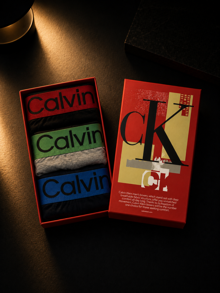 Calvin Klein Premium Мъжки Боксерки – Комплект 3 броя