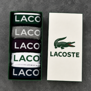 Lacoste Premium Мъжки Боксерки – Комплект 5 броя