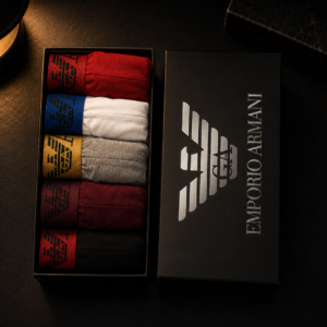 Emporio Armani Premium Мъжки Боксерки – Комплект 5 броя