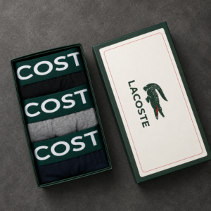 Lacoste Premium Мъжки Боксерки – Комплект 3 броя