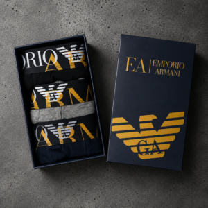 Emporio Armani Premium Мъжки Боксерки – Комплект 3 броя
