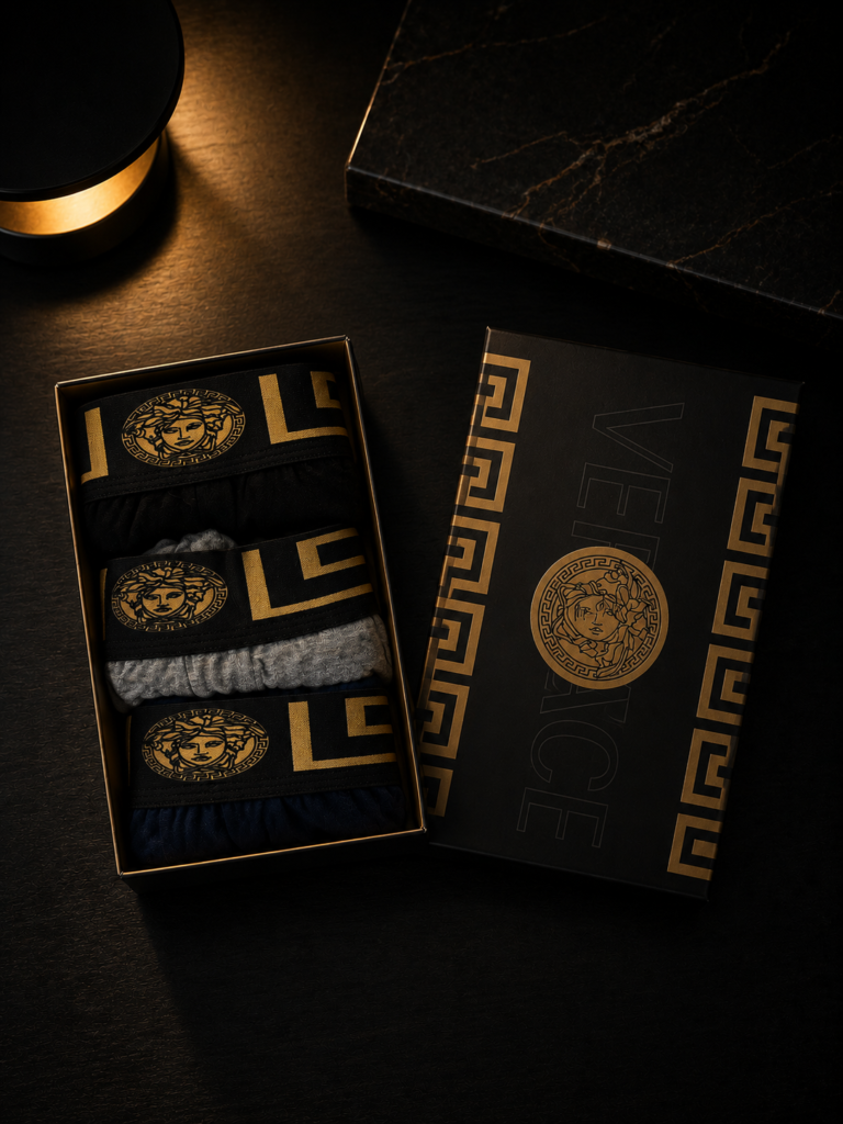 Versace Premium Мъжки Боксерки – Комплект 3 броя